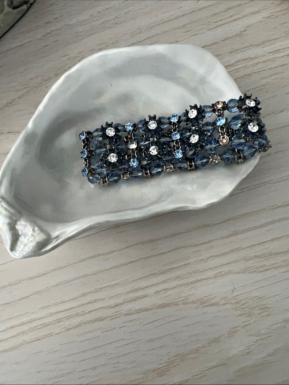 Blue Crystal Rhinestone bracelet. - Picture 4 of 4